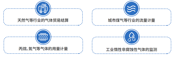 DN80氣體羅茨流量計應用領域圖